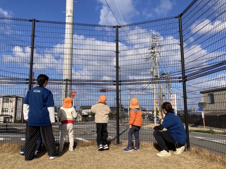 歩いて防災公園に行って来たよ！！「年長児チーム」